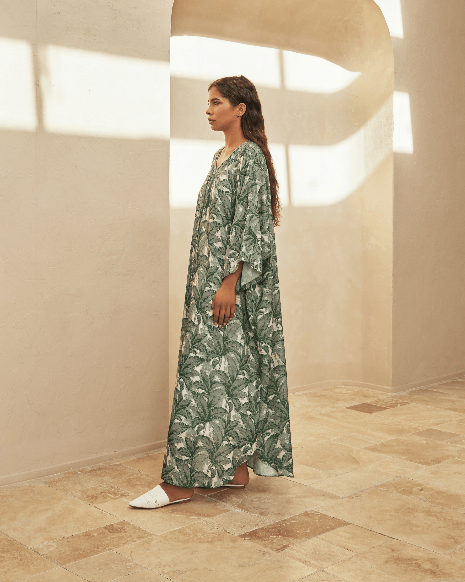 MISTY KIMONO STYLE DRESS WITH TASSELS inpatterned MISTY KIMONO STYLE DRESS WITH TASSELS inpatterned